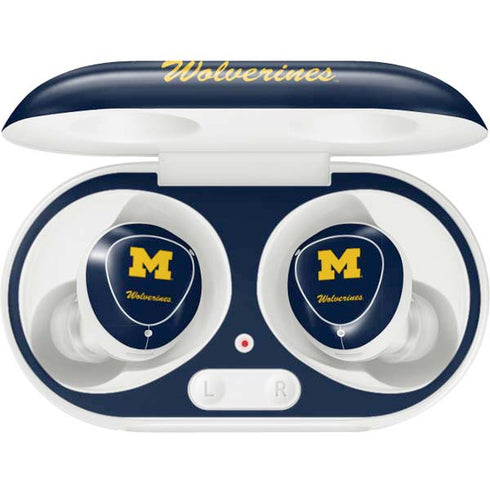 University of Michigan M Logo Bold Galaxy Buds Plus Skin